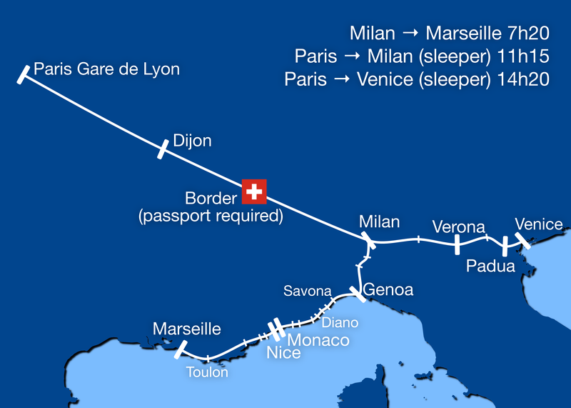 Thello route map 2018